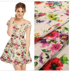 ladies new design fashion top proucts for sublimation print polyester fabric price per yard
